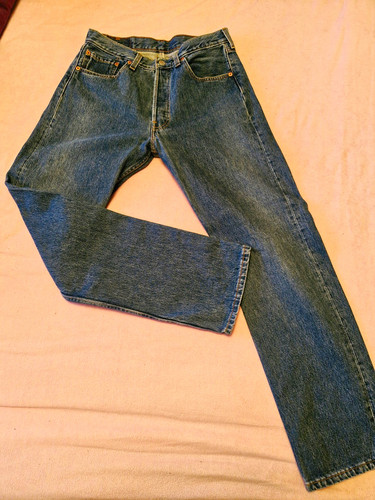 Levi 501 herren jeans - levi's, blau