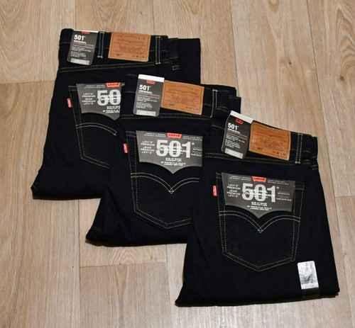 Levis 501 dunkel blau herren - dunkel,