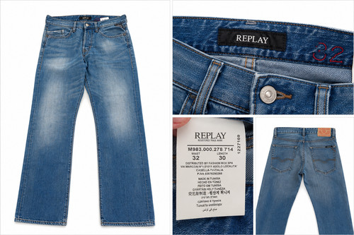 Replay herren jeans w32 l30 - jeans,
