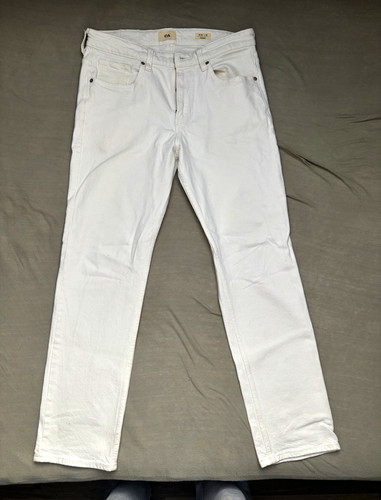 Herren jeans weiß gerades - c&a,
