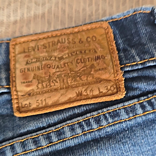 Levi 511 herren jeans blau - levi's,